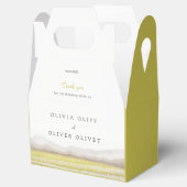 Prairies in Bloom Wedding Favor Box Bedankdoosjes (Geopend)