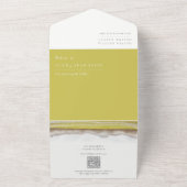 Prairies in het Bloom Wedding All In One Uitnodiging (Buitenkant)