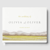 Prairies in het Bloom Wedding Guest Book Gastenboek (Voorkant)