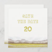 Prairies in het Bloom Wedding Save the Date Kaart (Voorkant / Achterkant)