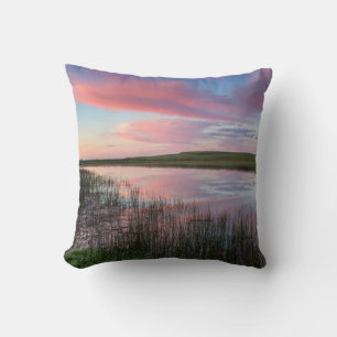 Prairievijver Weerspiegelt Wolken van Schitterende Kussen