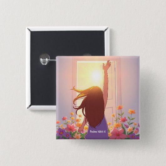 Praise Button (Voorkant /achterkant)