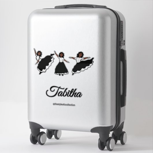 Praise Dancer BW #1 Sticker (Koffer)