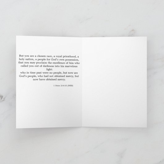 Praise God Always!  Psalm 113:3 Kaart (Binnen)