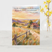 Praise God Always!  Psalm 113:3 Kaart (Gele Bloem)