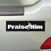  Praise Him, Guitar for the King Bumpersticker (Op auto)