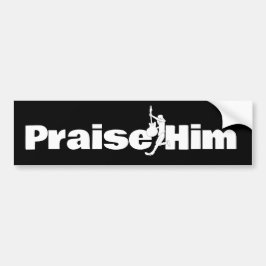  Praise Him, Guitar for the King Bumpersticker