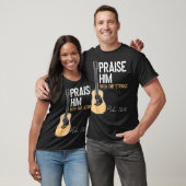 Praise Him Guitar Psalm 150:4 Worship Tee T-shirt (Unisex)