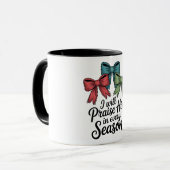 Praise Him in Every Season Christian 11 oz Coffee  Mok (Voorkant links)