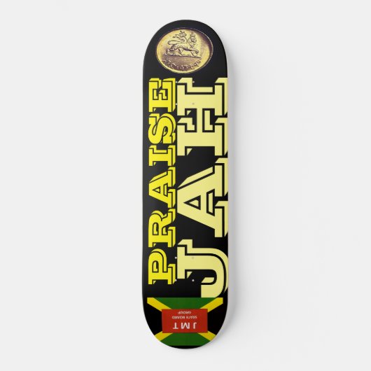 PRAISE JAH Skateboard (Voorkant)