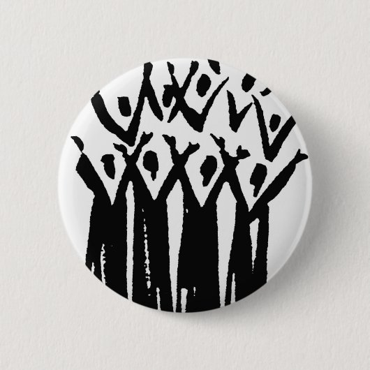 PRAISE RONDE BUTTON 5,7 CM (Voorkant)