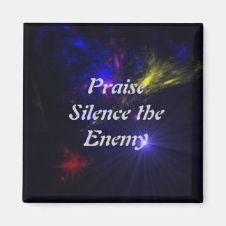 Praise Silence the Enemy SUPERNOVA Inspirerend Magneet