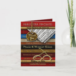 PRAISE TEAM BEDANKT - MUZIEKBOEKEN, BLADMUZIEK