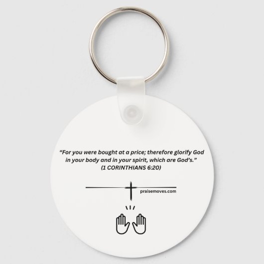 PraiseMoves Keychain (Achterkant)