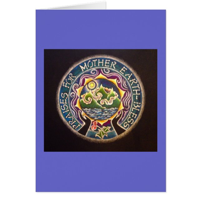 Praises voor Moeder Aarde Mandala Card (Voorkant)