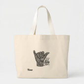 Praktijk Aloha Grote Tote Bag (Voorkant)
