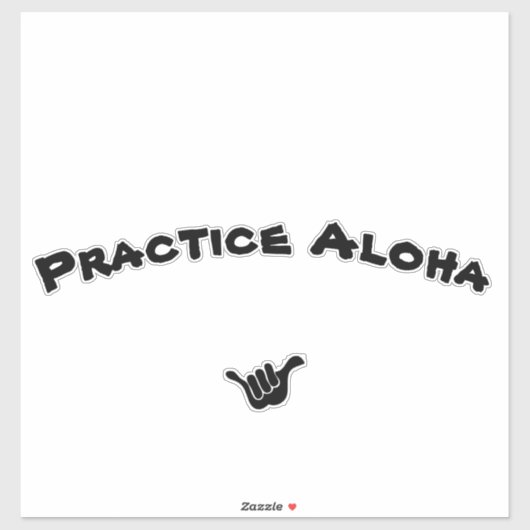 Praktijk Aloha Sticker (Vel)