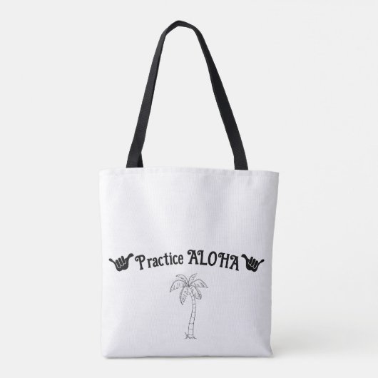 Praktijk Aloha Tote Bag (Achterkant)