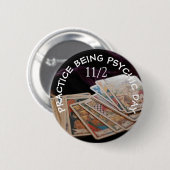 Praktijk die Psychische Dag November 2de knoop is Ronde Button 5,7 Cm (Voorkant /achterkant)