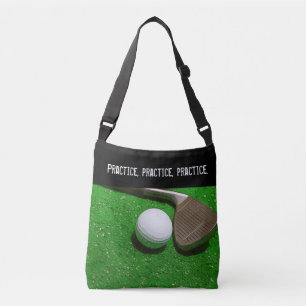Praktijk Golf met bal en club Crossbody Tas