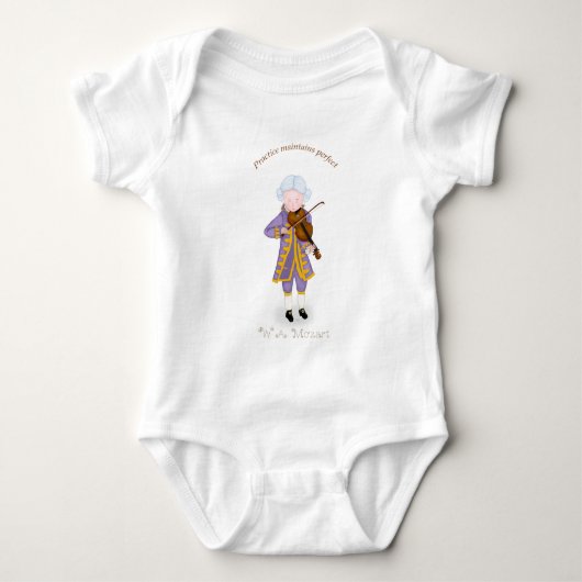 Praktijk handhaaft perfect (Violin) Romper (Voorkant)