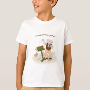 Praktijk handhaaft perfecte Beethoven die ZW produ T-shirt