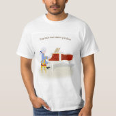 Praktijk handhaaft perfecte Mozart die Piano speel T-shirt (Voorkant)