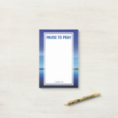 Praktijk het PAUZE om gebedsverzoeken te bekrachti Post-it® Notes (Op bureau)