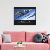 Praktijk: Inspirerend prijsopgave Canvas Afdruk (Insitu (Woonkamer))