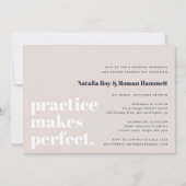 Praktijk maakt perfect | Moderne repetitie: avonde Kaart (Voorkant)