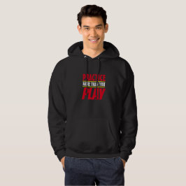 Praktijk meer | Motivatie term rode typografie Hoodie