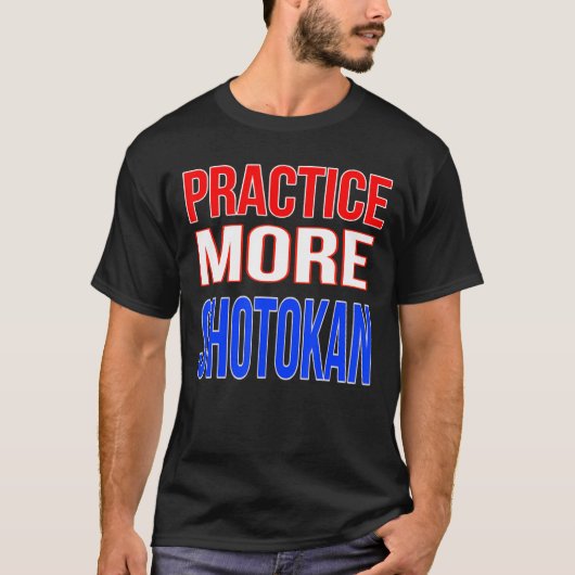 Praktijk meer Shotokan T-shirt (Voorkant)