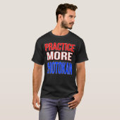 Praktijk meer Shotokan T-shirt (Voorkant volledig)