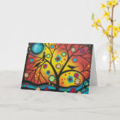 PRAKTIJK MET U DOOR LORI Wenskaart Kaart (Gele Bloem)