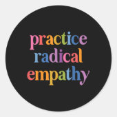 Praktijk Radicale Empathie _1 Ronde Sticker (Voorkant)