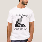 Praktijk Tapping! Ik ben zo bij je. T-shirt (Voorkant)