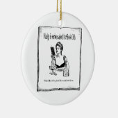 Praktijk voor  ontwerp voor boekenclub keramisch ornament (Rechts)