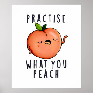 Praktijk wat je schamele positieve fruitbont geeft poster