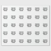 Praktijk wat u predikt cadeaupapier (Vlak)