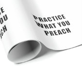 Praktijk wat u predikt cadeaupapier (Rol Hoek)