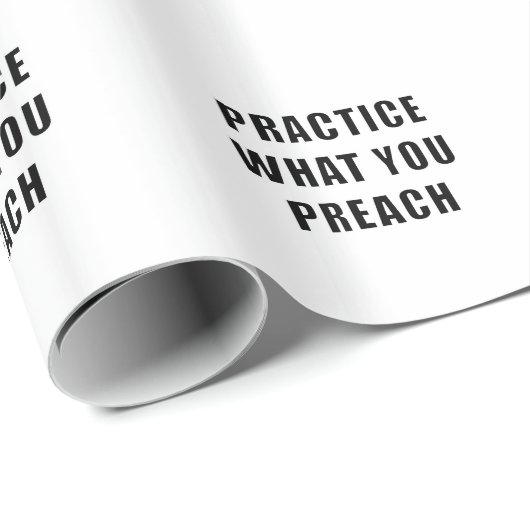 Praktijk wat u predikt cadeaupapier (Rol Hoek)