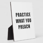 Praktijk wat u predikt fotoplaat (Zijkant)