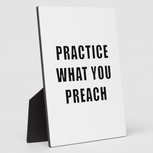 Praktijk wat u predikt fotoplaat (Zijkant)