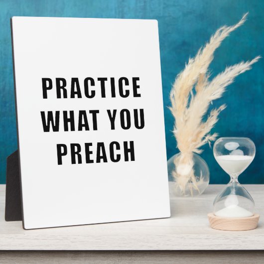 Praktijk wat u predikt fotoplaat (Zijkant)