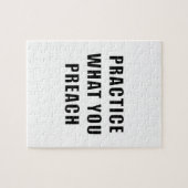 Praktijk wat u predikt legpuzzel (Horizontaal)