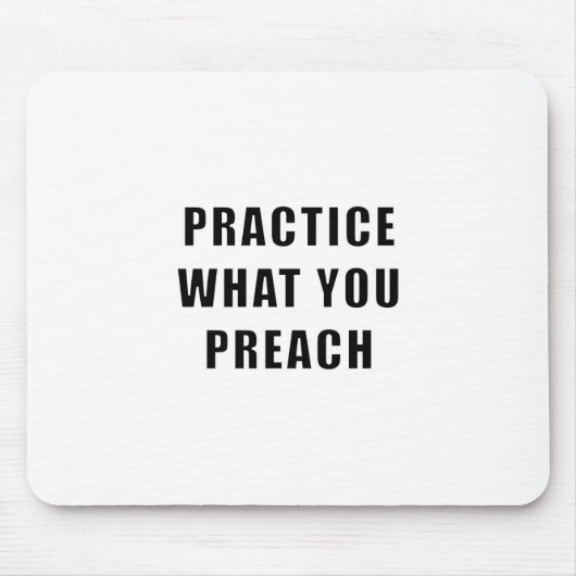 Praktijk wat u predikt muismat (Voorkant)