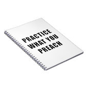 Praktijk wat u predikt notitieboek (Rechterzijde)