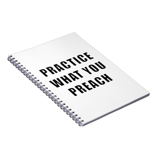 Praktijk wat u predikt notitieboek (Rechterzijde)