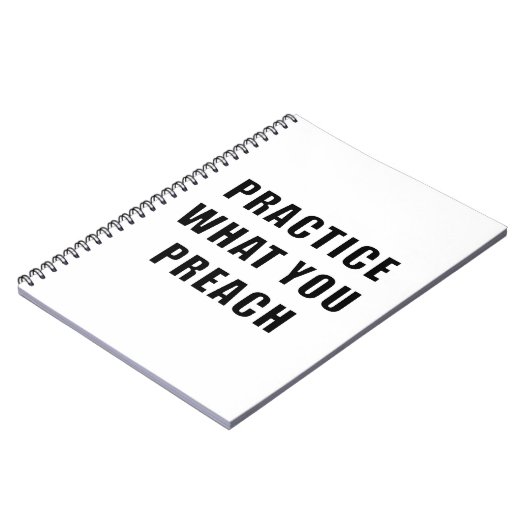 Praktijk wat u predikt notitieboek (Linkerzijde)