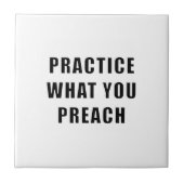 Praktijk wat u predikt tegeltje (Voorkant)